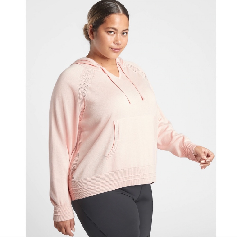 Athleta Evergreen Hoodie Sweater NWT SZ 1X